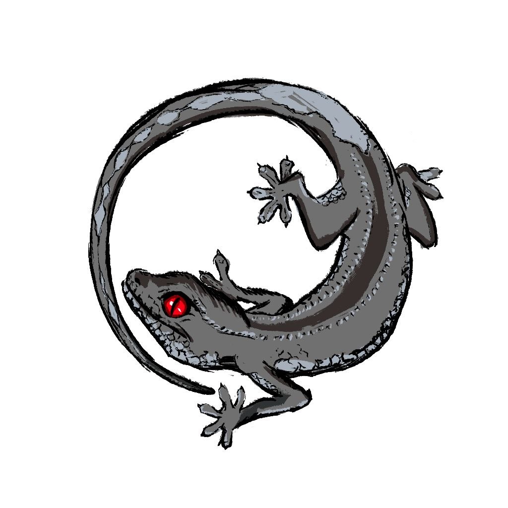 Grey Gecko Games gecko logo